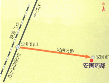 藥王廟路線圖