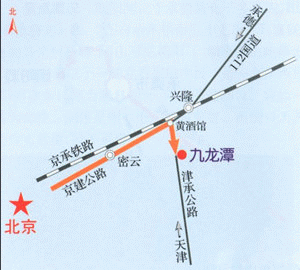 九龍潭自然風景區路線圖