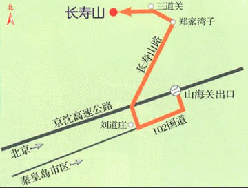 長(zhǎng)壽山路線圖