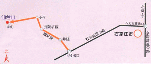 仙臺山路線圖